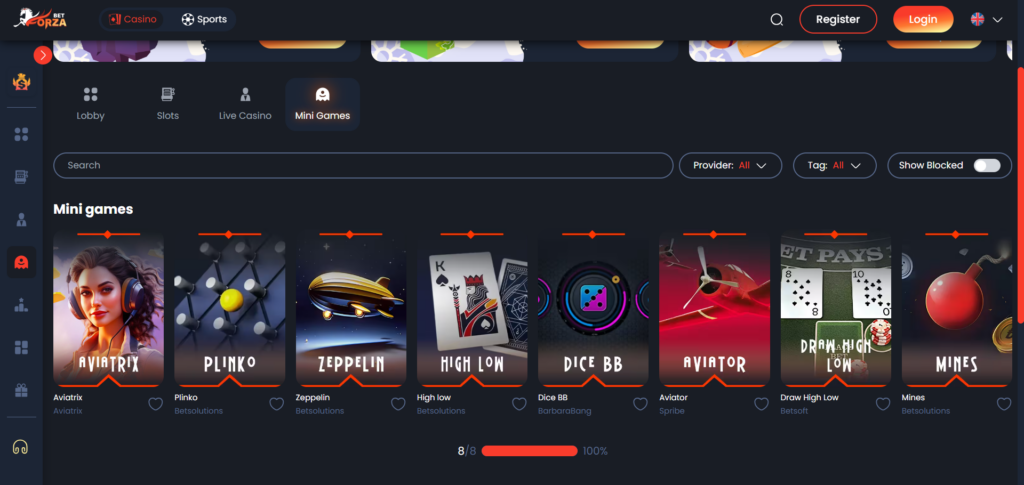 Discover Exciting Table Games at Forza.Bet Casino 20